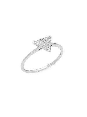 Casa Reale Pav&eacute; Diamond Triangle Ring