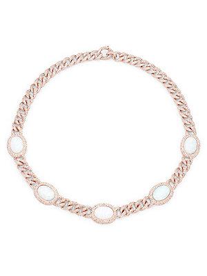 Adriana Orsini Lorie Opal Chainlink Necklace