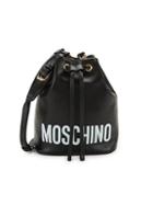 Moschino Couture Convertible Leather Bucket Bag