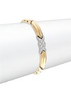 Estate Jewelry Collection Tiffany Diamond & 18k Yellow Gold Bracelet