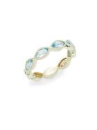 Meira T Blue Topaz & 14k Yellow Gold Eye Ring