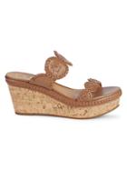 Jack Rogers Leigh Leather Wedge Sandals