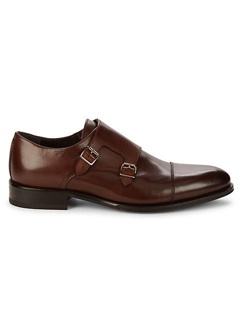 To Boot New York Dashiel Monk-strap Leather Loafers