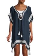 Surf Gypsy Lace-up Poncho Coverup