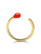 Gabi Rielle Neon 18k Gold Vermeil & Enamel Matchstick Ring