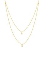 Saks Fifth Avenue 14k Yellow Gold & Diamond Multi-strand Necklace