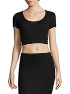 Atm Anthony Thomas Melillo Ribbed Crop Top