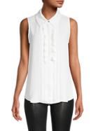 Tommy Hilfiger Pleated Sleeveless Top