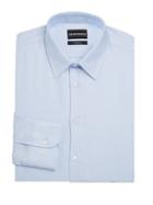 Emporio Armani Modern-fit Tonal Dot Dress Shirt