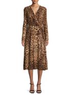 Dolce & Gabbana Leopard-print Midi Dress
