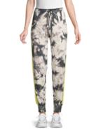Central Park West Drawstring Printed Joggers