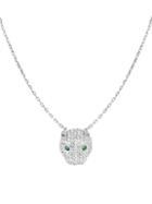 Chloe & Madison Crystal Panther Pendant Necklace
