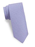 Saks Fifth Avenue Made In Italy Wavy Chain Silk Tie