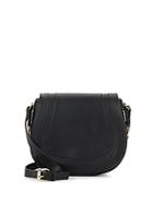 French Connection Liza Faux Leather Crossbody Saddle Bag