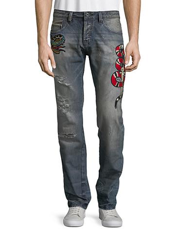 Cult Of Individuality Greaser Slim Cotton Jeans