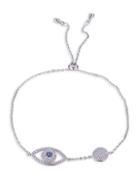 Eye Candy La Luxe Evil Eye Crystal Slider Bracelet