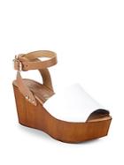 Seychelles Paddle Leather Ankle-strap Wedge Sandals