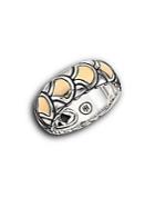 John Hardy Naga 18k Yellow Gold & Sterling Silver Band Ring