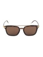 Dolce & Gabbana Havana 55mm Square Sunglasses