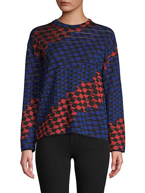 M Missoni Geometric Knit Sweater