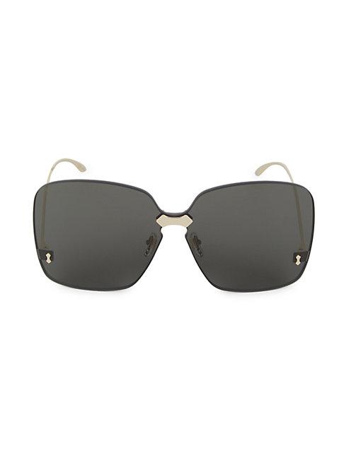 Gucci 99mm Novelty Square Sunglasses
