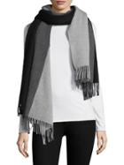Donni Charm Colorblock Wool Blanket Scarf
