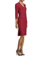 Escada Dschna Wool V-neck Dress