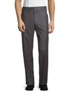 Canali Step-weave Wool Trousers