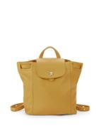 Longchamp Le Pliage Cuir Leather Backpack