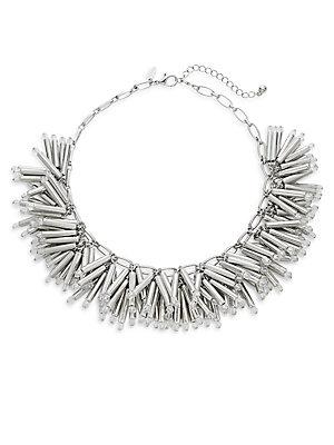 Natasha Bar & Chain Collar Necklace