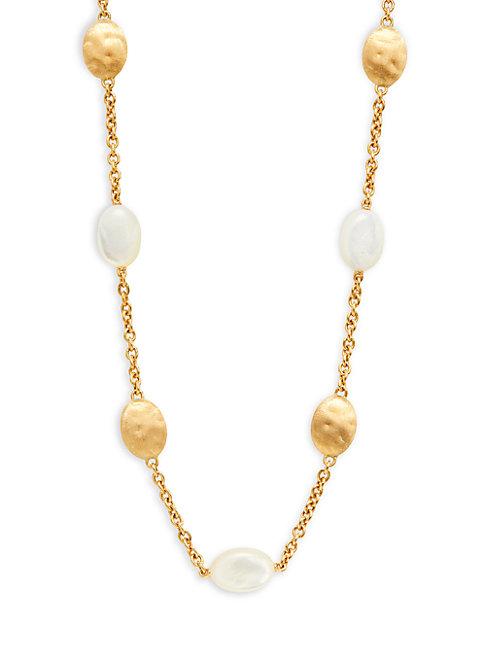 Marco Bicego 18k Yellow Gold & Mother-of-pearl Necklace