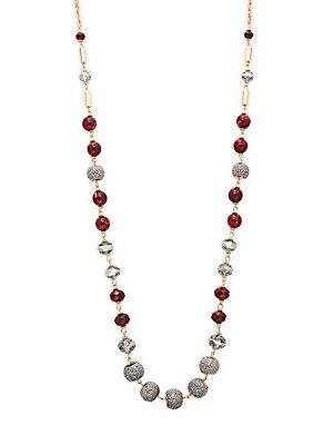 Carol Dauplaise Illusion Berry Single Strand Necklace