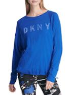 Dkny Sport Logo Raglan-sleeve T-shirt