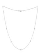 Diana M Jewels 18k White Gold & Diamond Station Necklace