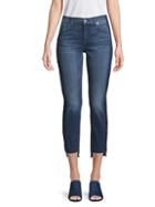 7 For All Mankind Rox Stepped Hem Cropped Jeans