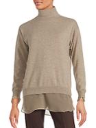 Brunello Cucinelli Solid Cashmere Turtleneck Sweater