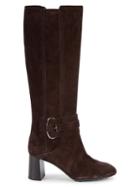 Tod's Gomma Suede Knee-high Boots