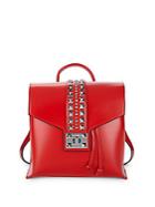 Valentino By Mario Valentino Olivier Studded Leather Backpack