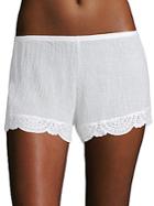 Eberjey Sol Frankie Lace Cotton Shorts