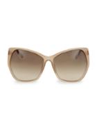 Linda Farrow 61mm Oversized Novelty Sunglasses