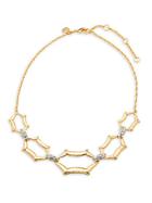 Alexis Bittar Crystal Embellished Link Necklace