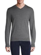 Saks Fifth Avenue Merino Wool-blend V-neck Sweater