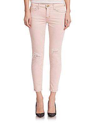 Joie The Distressed Stiletto Skinny Jeans