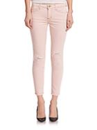 Joie The Distressed Stiletto Skinny Jeans