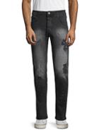 Ron Tomson Distressed Slim-fit Jeans