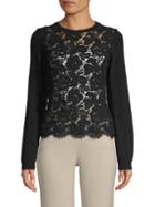 Valentino Front-lace Sweater