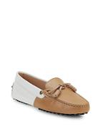 Tod's Two-tone Leather Moccasins