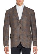 Brunello Cucinelli Plaid Wool-blend Sportcoat
