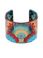 Valentino Garavani Volcano-print Cuff Bracelet