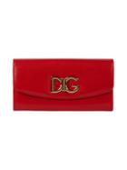 Dolce & Gabbana Long Leather Flap Wallet